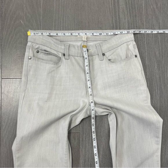 EILEEN FISHER Garment Dyed Light Wash Skinny Organic Cotton Jeans R16MDN Size 6 - Picture 14 of 15